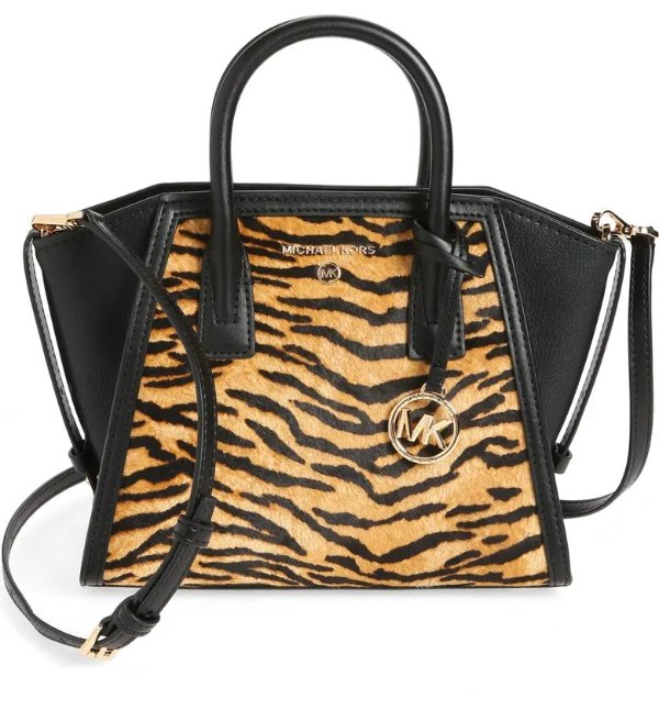 Avril Genuine Calf Hair & Leather Tote