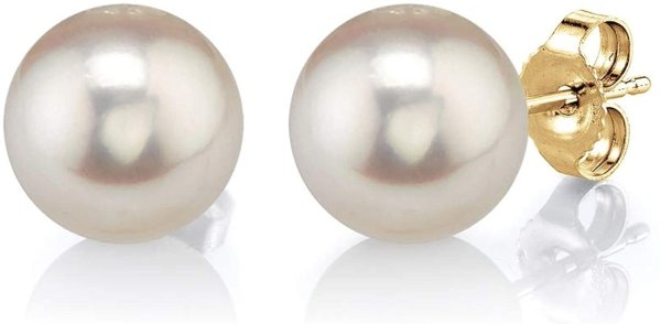 Freshwater Cultured Pearl Earrings for Women with 14K Gold - THE PEARL SOURCE