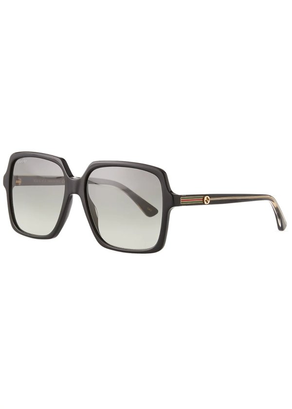 Square Acetate Sunglasses with GG Temple