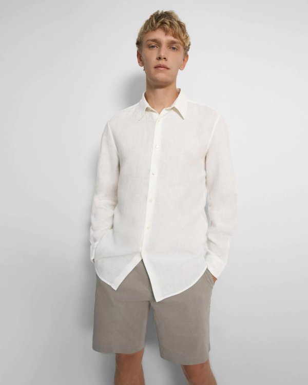 Irving Shirt in Linen Twill