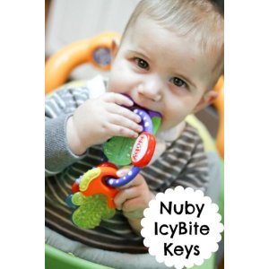Nuby Icybite Hard/Soft Teething Keys