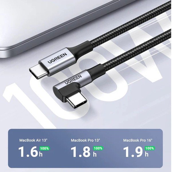 USB-C 数据线 100W