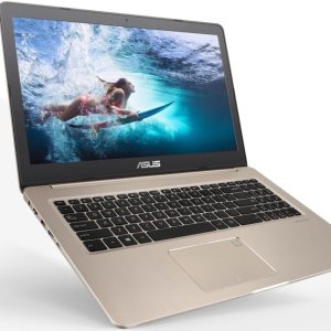 ASUS VivoBook 15" Laptop (i7-7700HQ, GTX1050, 16GB, 256GB+1TB)