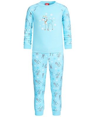Family Pajamas Thanksgiving Day Parade Kids Tiptoe Matching Pajama Set, Created for Macy's