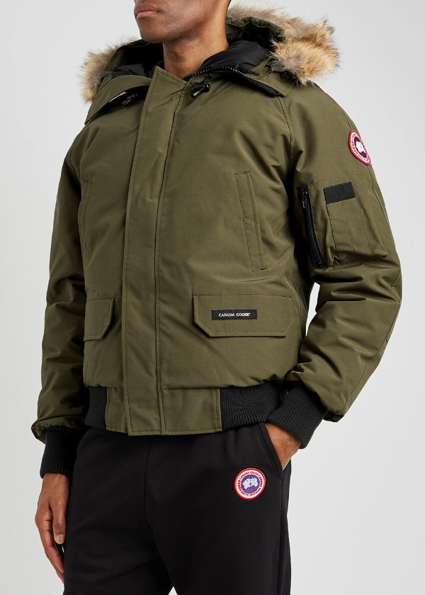 Chilliwack fur-trimmed Arctic-Tech bomber jacket