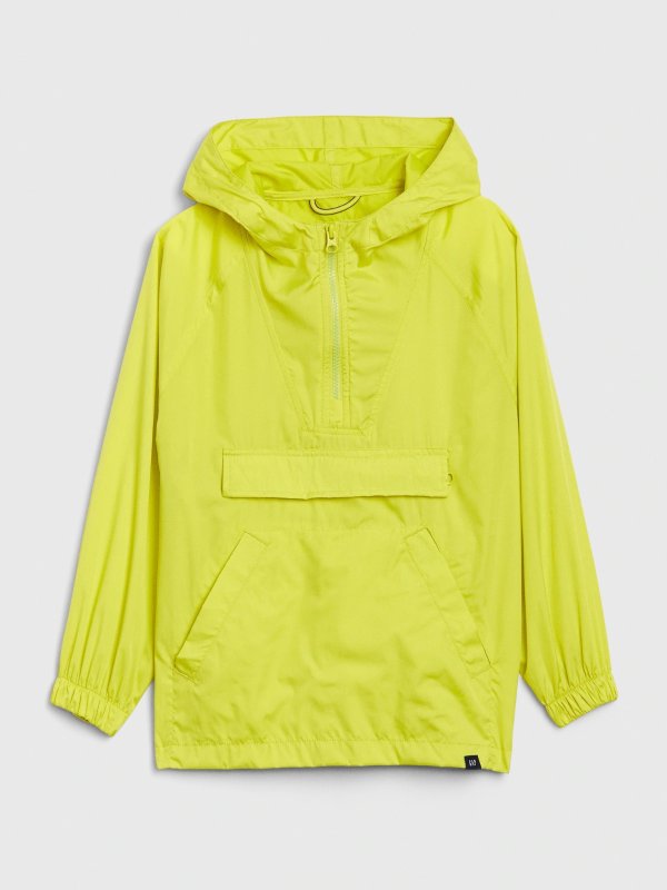 Kids Recycled Packable Anorak Jacket