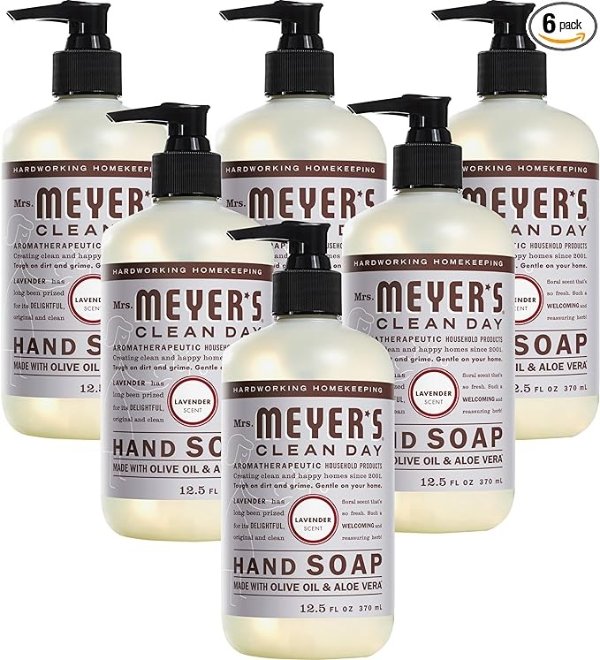 Hand Soap, Lavender, 12.5 Fl Ounce (Pack of 6)