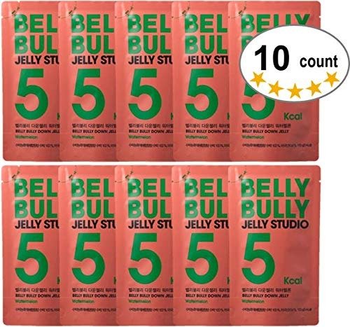 (2019 New Package) BELLY BULLY Down Jelly Erythritol-No Sugar, Low Calorie, Diet Jelly Drink Healthy Snack for Losing Weight (Watermelon)