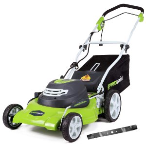 GreenWorks 12 Amp 20-Inch Corded Lawn Mower