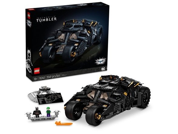 DC Batman Batmobile Tumbler (76240) | Iconic Car Model from The Dark Knight Trilogy | Building Set for Adults | Collectible Display | Gift Idea
