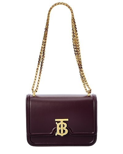 TB Small Leather Shoulder Bag