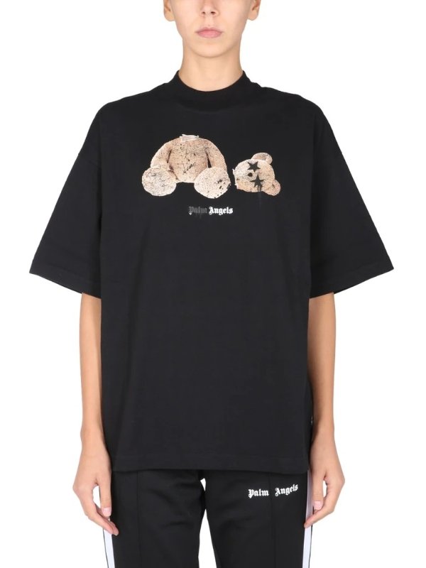 Spray Bear Print T-Shirt