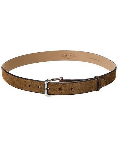 TOD’s New Classic Suede Belt / Gilt
