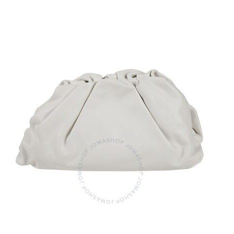 The Pouch Large White Ladies Clutch