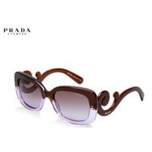 普拉达Prada PR 27OS浮云方框拼色太阳镜