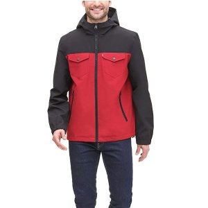 levi's arctic cloth hooded rain jacket