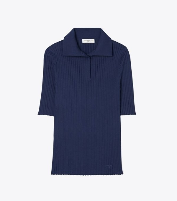Ribbed Knit PoloSession is about to end