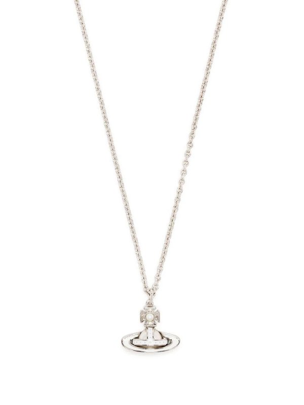 Orb pendant chain necklace