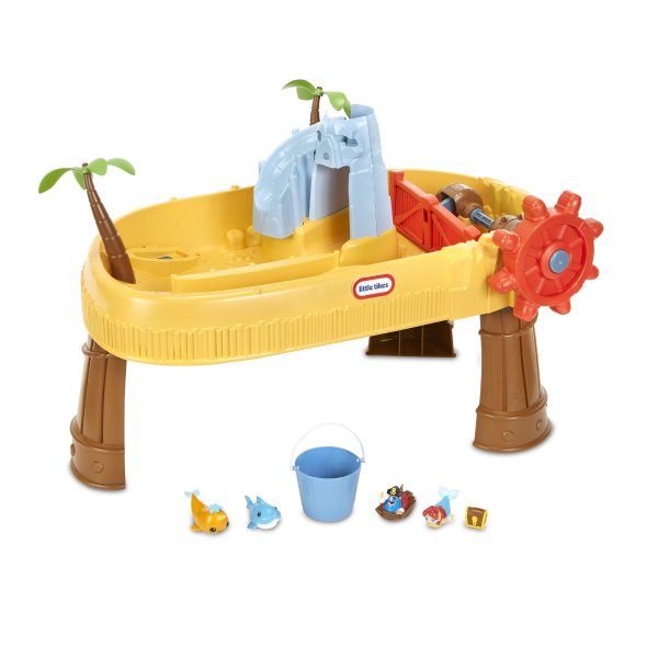 Island Wavemaker Water Table with Five Unique Play Stations and Accessories