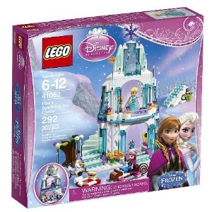 乐高 41062冰雪奇缘 艾尔莎公主的冰城堡组装玩具