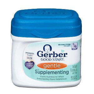 嘉宝Gerber Good Start Gentle 一段温和配方母乳补充奶粉, 22.2盎司