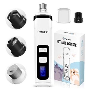 Petural Dog Nail Grinder Low Noise Pet Nail Grinder Adjustable