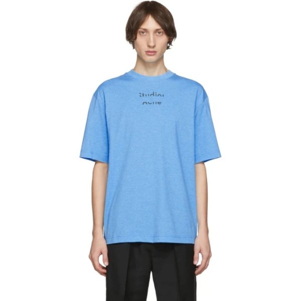 Blue Video Print Erian T-Shirt