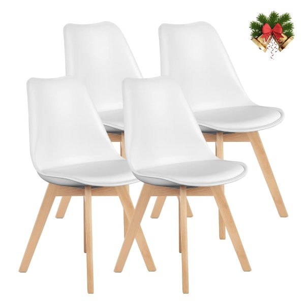 OLIXIS 北欧风极简餐椅 4件套