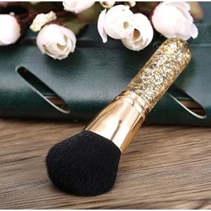Abody Golden Kabuki Brush,Powder Blush Makeup Brush Create Endless Looks