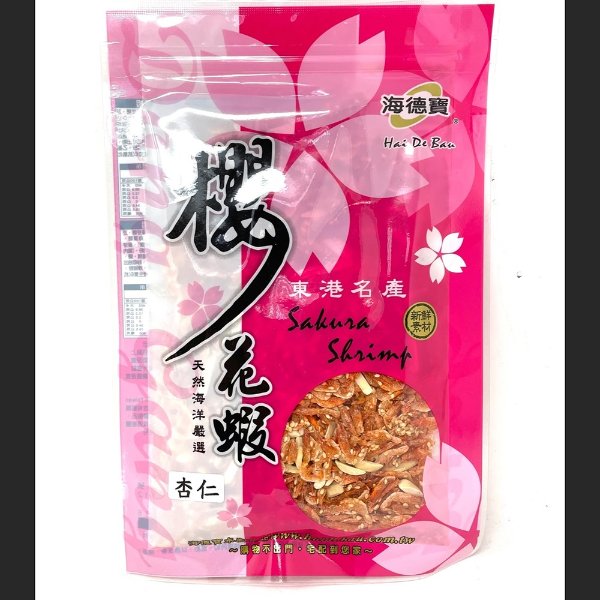 East Port Dried Sakura Shrimp Cracker with Almond