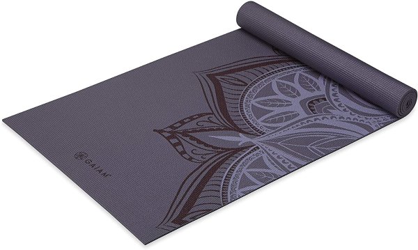 Yoga Mat - Premium 5mm Print Thick Non Slip Exercise & Fitness Mat for All Types of Yoga, Pilates & Floor Workouts (68" x 24" x 5mm)