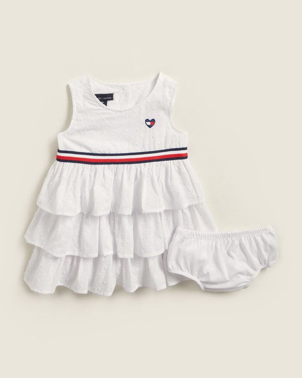 (Infant Girls) Two-Piece Ruffle Dress Set