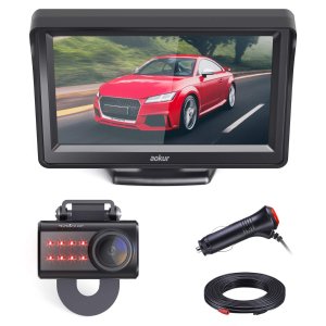 aokur Car Vehicle Backup Camera with 4.3" LCD Monitor Review Camera Parking Reverse Cam