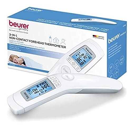 3-in-1 Forehead Non-Contact LCD Display Thermometer
