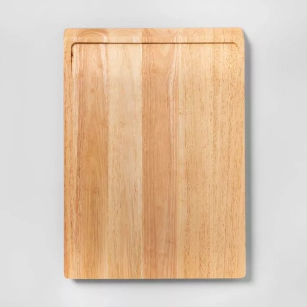 13"x18" Rubberwood Carving Board - Made By Design