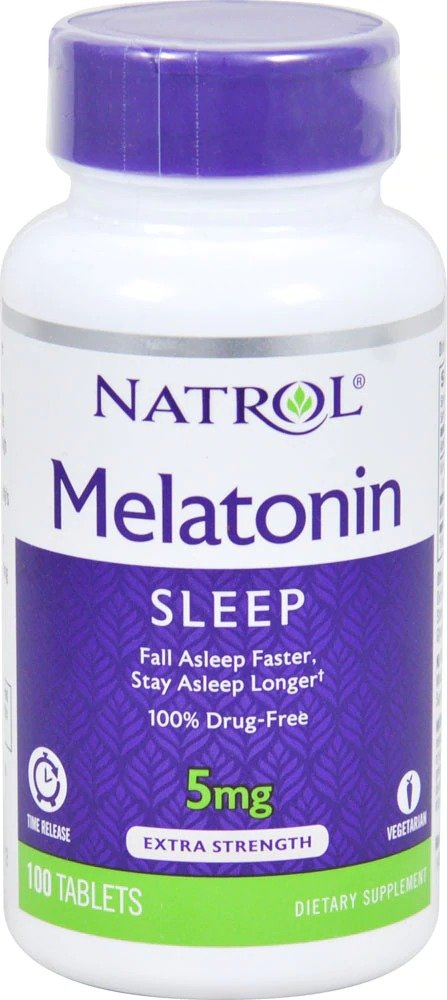 Melatonin Time Release -- 5 mg - 100 Tablets