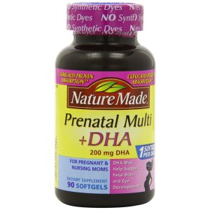 Nature Made PrenatalMulti + DHA 200 Mg Softgels, Value Size, 60 + 30 Liquid softgels