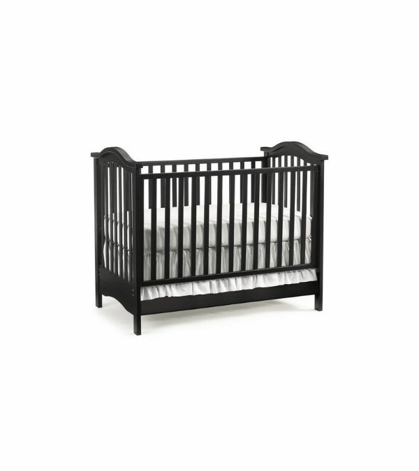 Hudson Classic 3 in 1 Non-Dropside Crib in Licorice