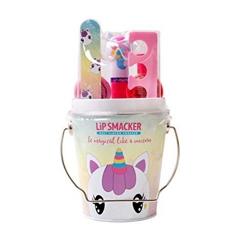 Smacker Unicorn Makeup Gift Set For GIrls, Color Me Collection Unicorn Bucket,Set, Nail Set