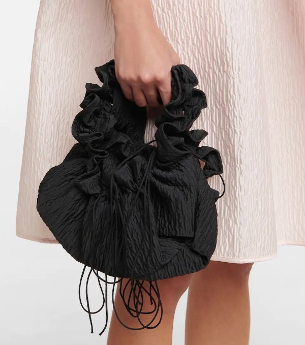 Fryd ruffle-trimmed tote