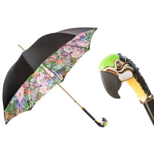 Luxury Parrot Umbrella, Double Cloth