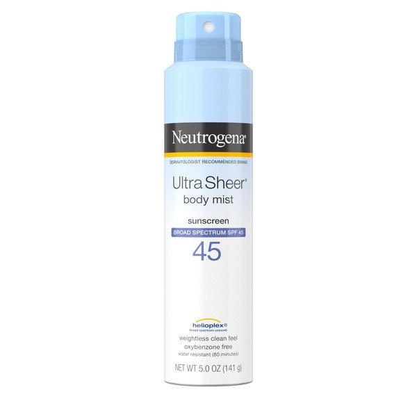Ultra Sheer Lightweight Sunscreen Spray, SPF 45