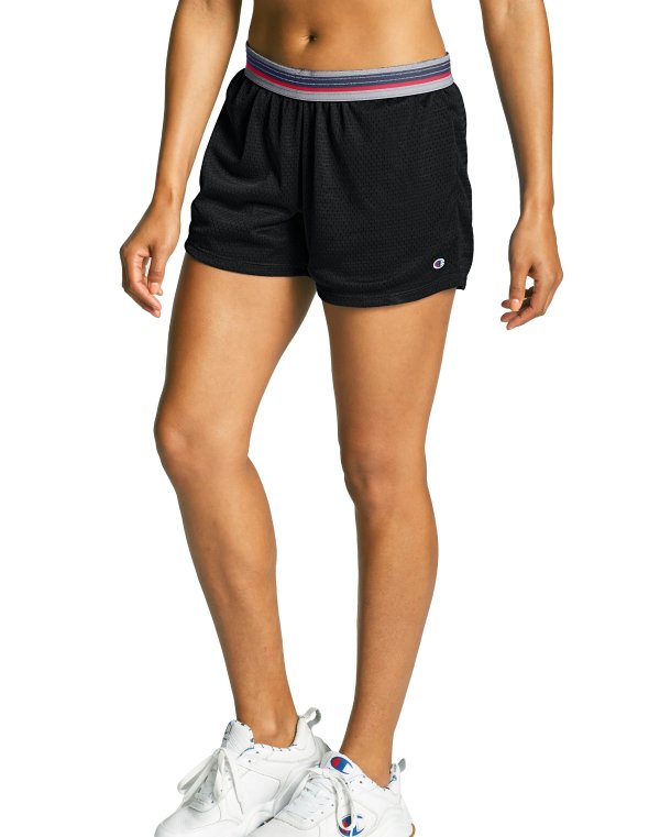 Mesh Shorts Workout Sports Running Women 4 inch Breathable Relaxed Fit