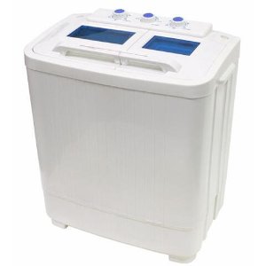 Stainles Steel Washing Machines 12LBS （Spin Dryer & Washer)