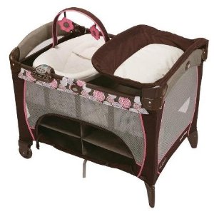 Graco Pack 'n Play Playard with Newborn Napper Station DLX, Chelle @ Amazon
