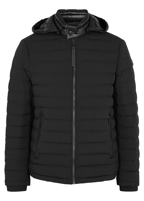 Black Rock black quilted shell jacket