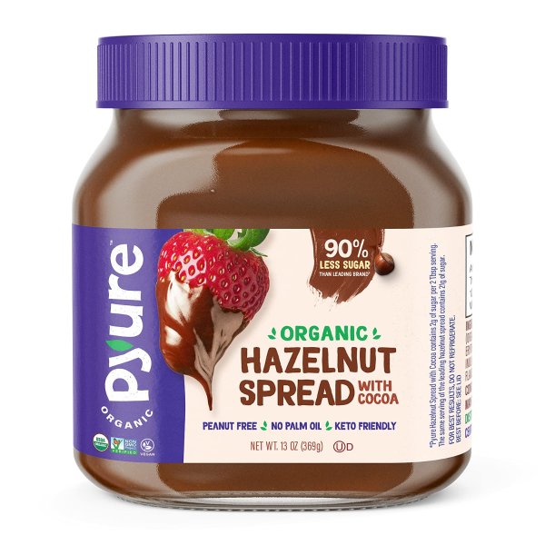 Pyure Organic Chocolate Hazelnut Spread 13oz