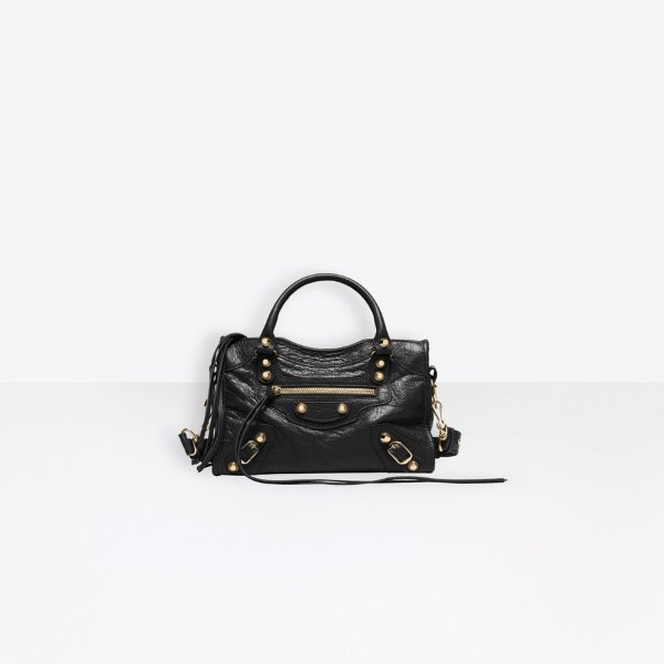 Classic City Mini Shoulder Bag Black for Women | Balenciaga