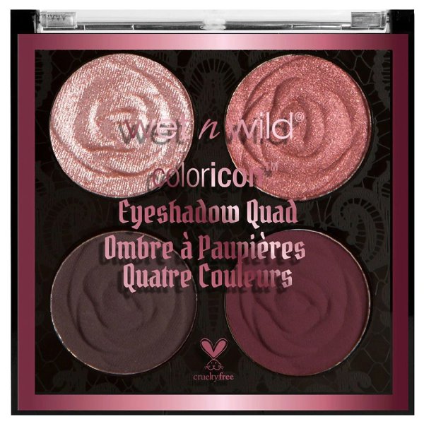 Rebel Rose Color Icon Eyeshadow Quad, Bed Of Roses