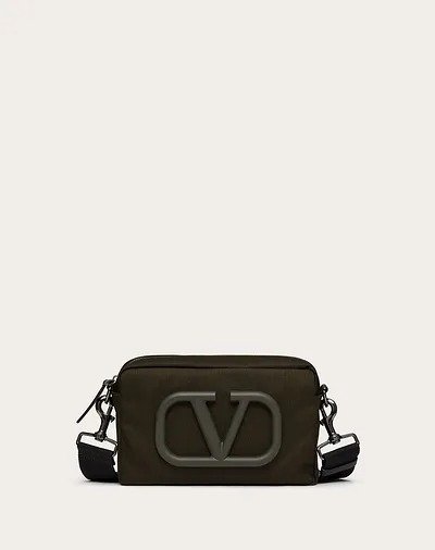 Supervee Crossbody Bag in Nylon for Man | Valentino Online Boutique